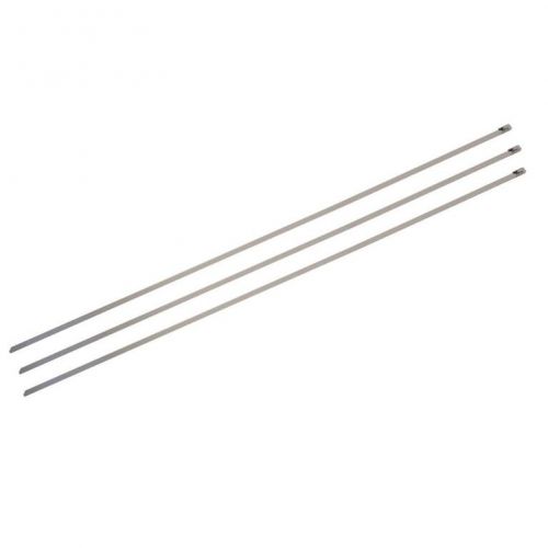 Páska zdrhovacia nerezová, 50ks, 4,6x250mm
