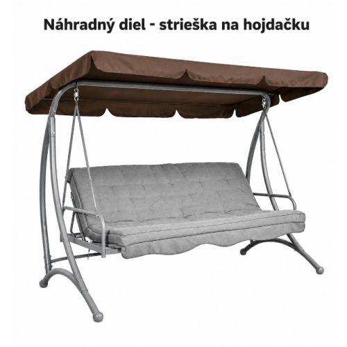 ND Strieška - textília na hojdačku RACHEL hnedá