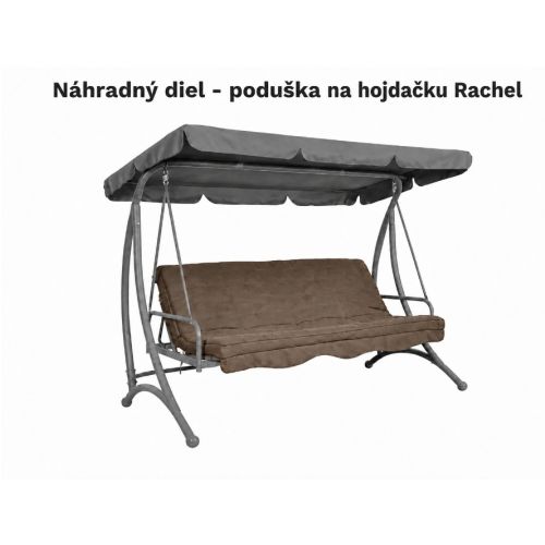 ND Poduška na hojdačku RACHEL hnedá