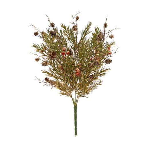 Ozdoba zapichovacia konár rozmarín+bobule 50 cm
