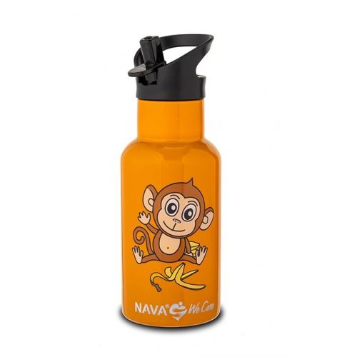 Termoflaša 350 ml nerez, opica oranžová NAVA
