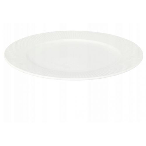 Tanier plytký 27 cm porcelán biely