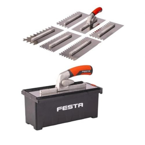 Hladítko mur.nerez SADA 6ks +náhr. rukoväť + plast box