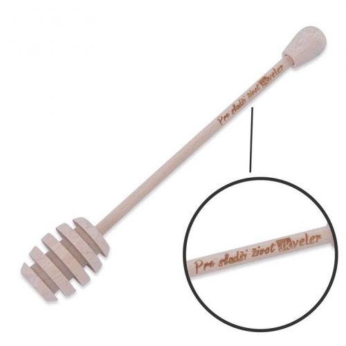 Naberačka na med drevená, 18cm, Skveler