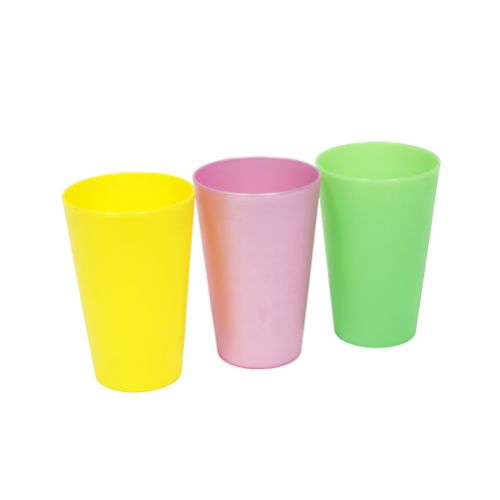 Pohár plastový farebný 300 ml