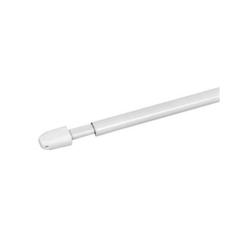 Vitrážková tyč 40 - 70 cm, plochá, biela