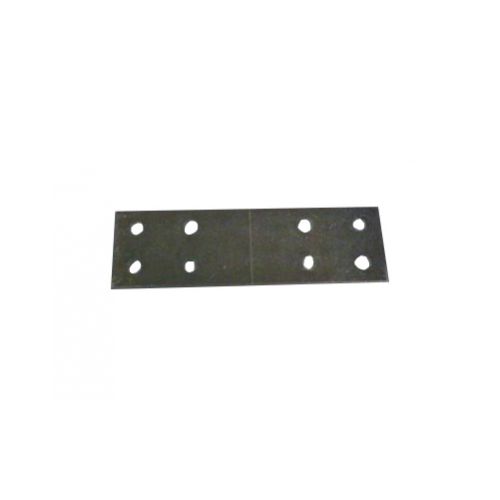 Nábytkový pliešok 100 x 30 mm, rovný, 8 dier