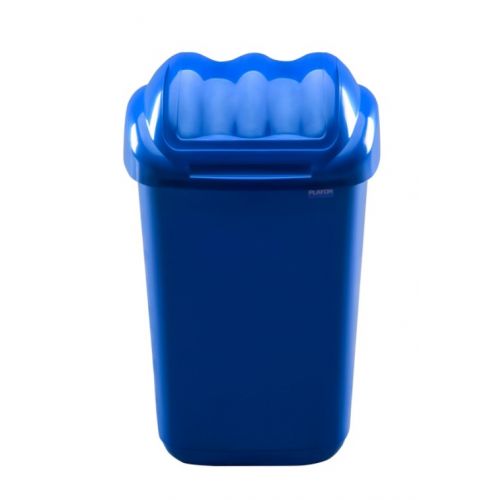 Kôš na odpad preklápací 15L, plastový, FALA, modrý