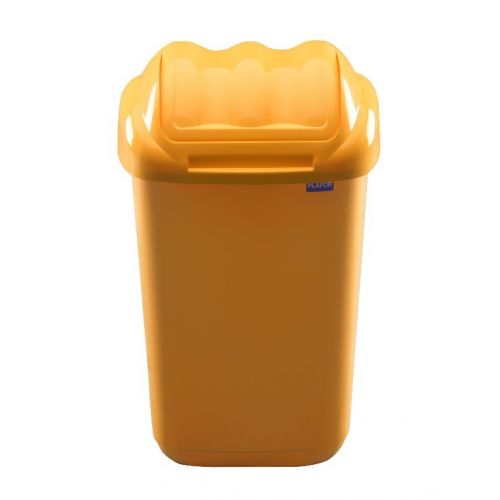 Kôš na odpad preklápací, objem 30L, FALA, plastový, žltý