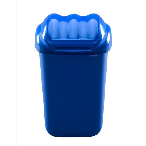 Kôš na odpad preklápací, 30L, plastový, FALA, modrý
