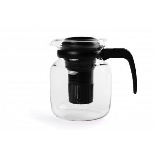 Kanvica sklenená, čajník, 1,5L, MATURA, plastové sitko