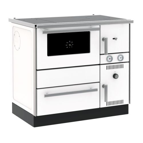 Sporák ALFA TERM 20 s výmenníkom, 23 kW, ľavý, biely