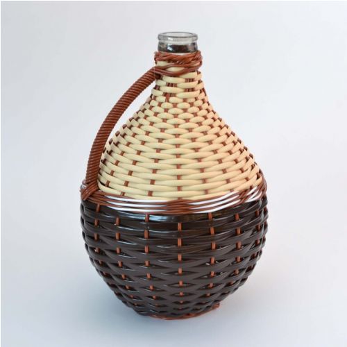 Opletený demižón, 10L, mix farieb