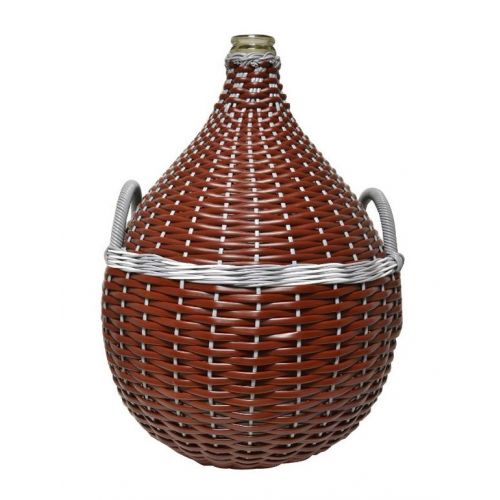 Demižón 34L, opletený, mix farieb