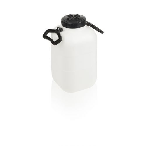 Barel 25l plastový, široké hrdlo 11,5cm, biely