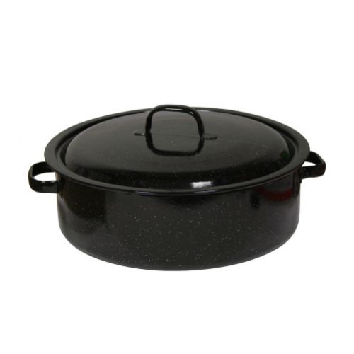 Kastról smaltovaný s pokrievkou 11L, 34cm
