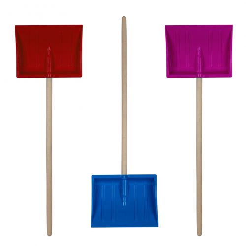 Odhŕňač s násadou, detský, plastový, BOBO, šírka 25cm