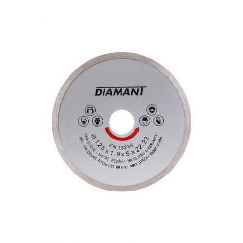 Kotúč diamantový plný, 125mm