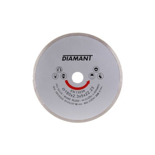 Kotúč diamantový plný, 180mm