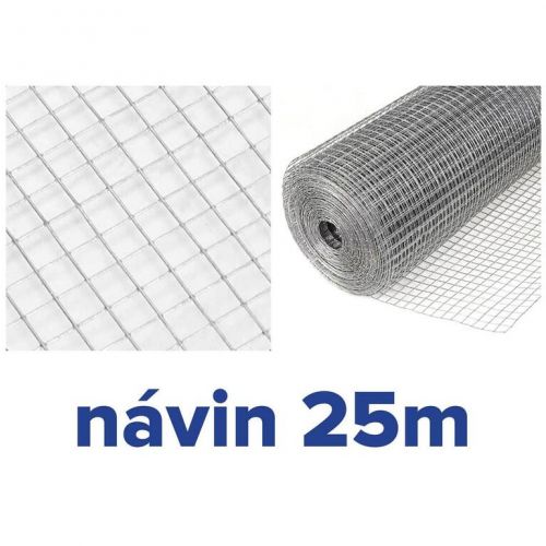 Pletivo štvorhranné 100cm/25m, oko 10x10mm, hrúbka 0,8mm, chovateľské