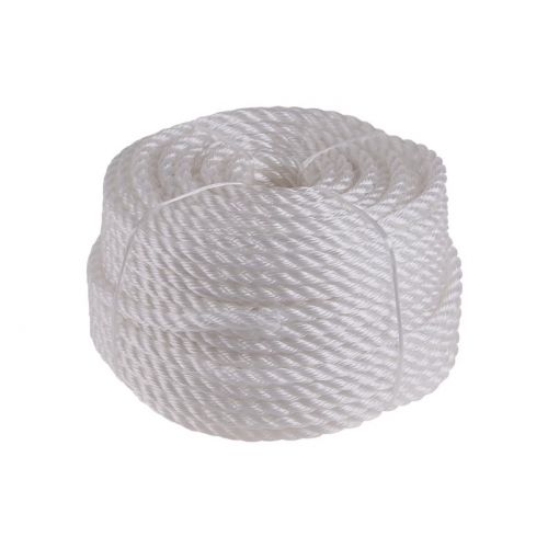 Lano silónové 10mmx50m, biele