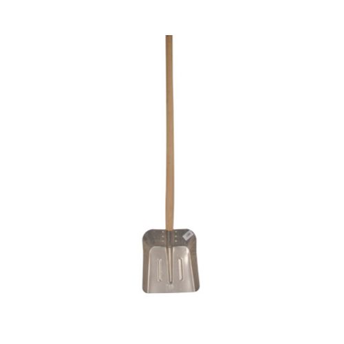 Lopata s násadou, hliníková, drevená, malá, šírka 27 cm