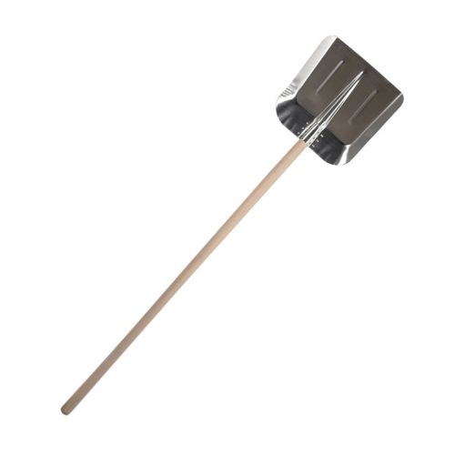Lopata s násadou na sneh, uhlie, hliníková, veľká, šírka 35 cm