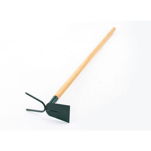 Motyčka s násadou, plochá, 2-zubová, 100cm