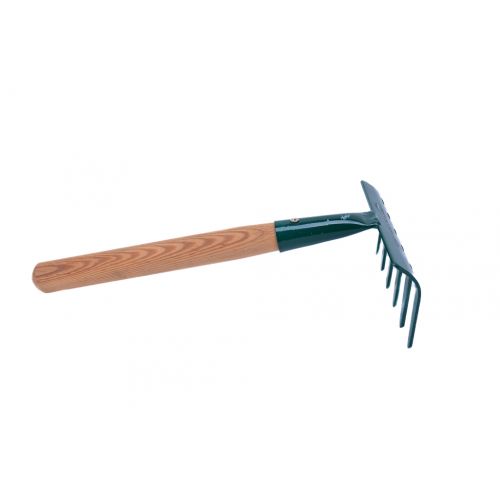 Hrable 6 zubové s násadou 25cm