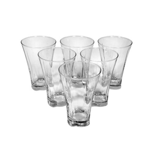 Pohár na vodu 350ml, TRUVA, číry, sklo, sada 6ks