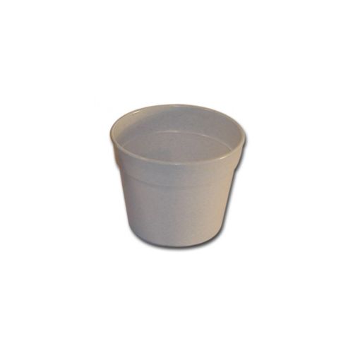 Kvetináč plastový, priemer 18cm, biely