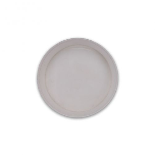 Plastová miska pod kvetináč, priemer 12cm, biela K26