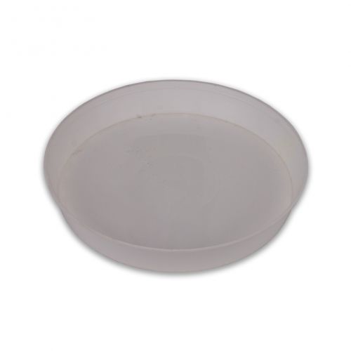 Miska pod kvetináč plastová, priemer 16cm biela