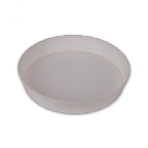 Plastová miska pod kvetináč, priemer 20cm, biela