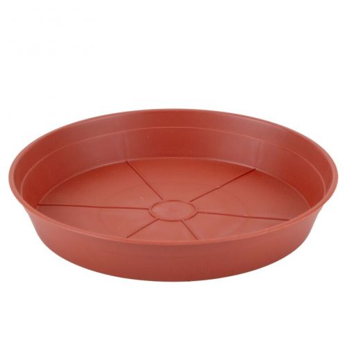 Plastová miska pod kvetináč, priemer 23,5cm, terakota, K43