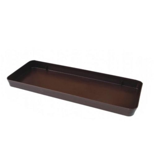 Miska pod truhlík plastová, 50cm, hnedá, T4