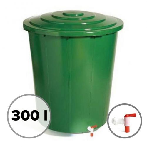 Sud na vodu 300L, s ventilom a vekom, priemer 80cm