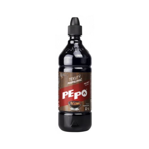 Podpaľovač na zapaľovanie, tekutý, PEPO, 1l
