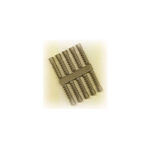 Hmoždinka plastová, priemer 6mm - príchytka, bal. 20 plátkov