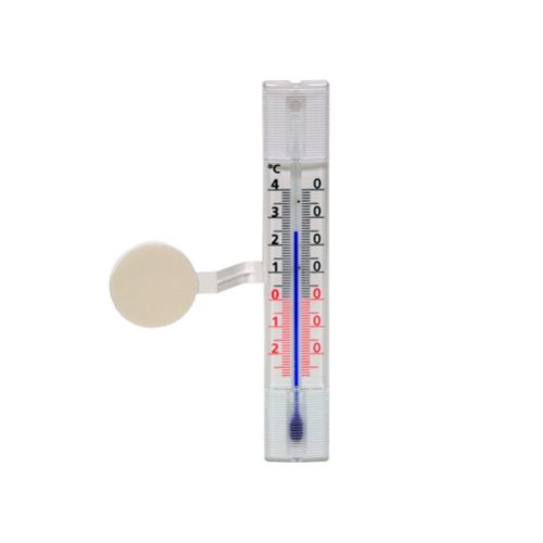 Teplomer okenný vonkajší, plastový, dĺžka 14cm, lepiaci