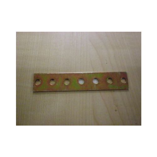 Nábytkový pliešok, kovový, 100x20mm, dierovaný