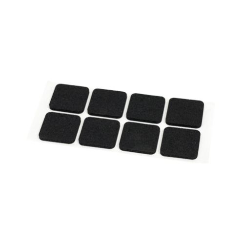 Podložka gumená 25x25 mm čierna