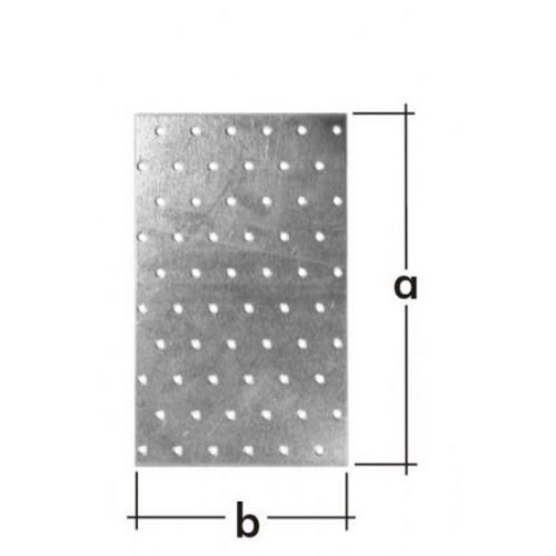 Perforovaný pliešok 200x60x2mm, bal. 20ks