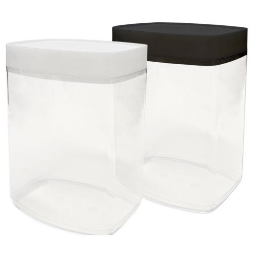 Dóza 1400ml číra, mramorová, plastová