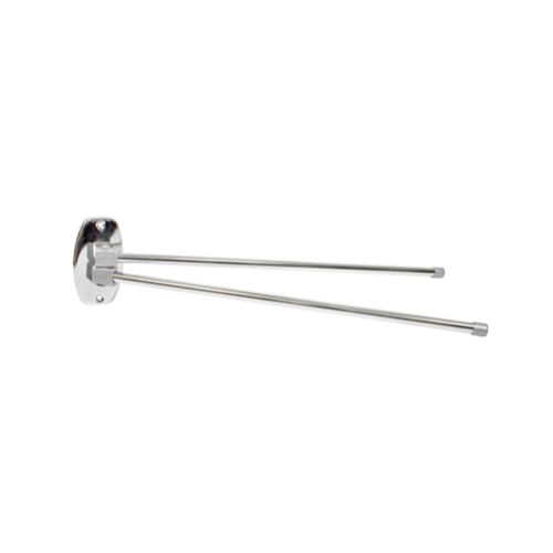 Vešiak na uterák 2-ramenný, CHROM, dĺžka 50cm