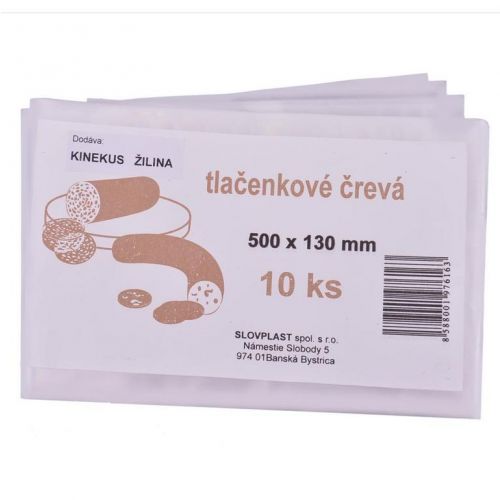 Sáčok na tlačenku 130x500mm, balenie 10ks