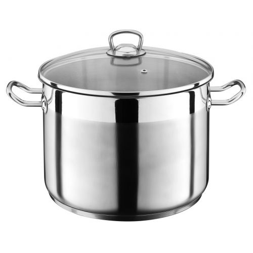 Hrniec nerezový s pokrievkou, 20 l, 30cm, BIG