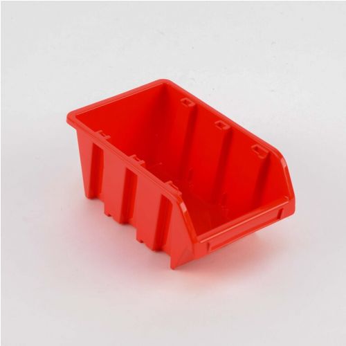 Zásobník 6x8x11,5 cm, box na malé diely, plastový, oranžový