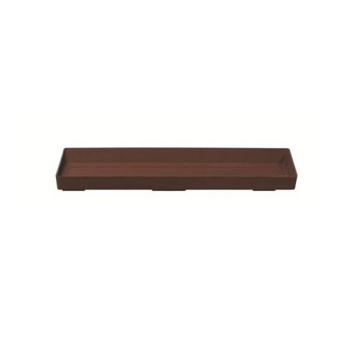 Miska pod truhlík 100 cm, hnedá