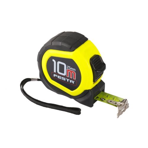 Meter 10m/25mm, Magnetic, guma, zvinovací 